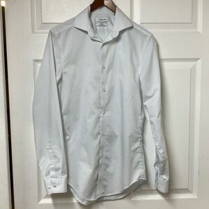 Men's White Calvin Klein Steel+ Slim Fit - Size S (14 - 32/33)